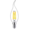 Image de Philips LED Filament Bougie coup de vent 3,4W = 40W E14 clair 470lm WarmGlow 2200K - 2700K DIMMBAR