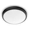 Image de Philips 8719514326606 Doris CL257, plafonnier LED, D313 mm, 17 W/1500 lm, 2700 K, IP44, noir