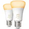 Image de Philips Huewa Ampoule Intelligente 6W A60 E27 2P Eur Lumière Blanche (Pack de 2) - Neuf