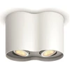 Image de Philips Hue White Amb. Pillar Spot 2 flg. blanc 2 x 350lm DS-