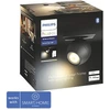 Image de Philips Hue White Amb. Buckram Spot 1 flg. noir 350lm DS