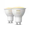 Image de Philips Hue Hue White Ambiance GU10 5.5 W Bluetooth x 2 - Neuf