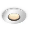 Image de Spot inteligent incastrat Philips Hue Adore Bathroom, Bluetooth, GU10, 5W, 350 lm, lumina ambianta alba (2200-6500K), IP44, Crom, clasa energetica G