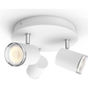 Image de Philips Hue White Amb.Adore Spot rond 3flg blanc 3x350lm DS
