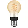 Image de Ampoule connectée filament Philips Hue Filament White A60 E27 2100K 550 lm Bluetooth Blanche - Neuf
