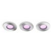 Image de Philips Hue White&Col. Amb. Xamento Spot à encastrer argenté 3pcs