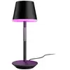 Image de Philips White and Color Ambiance, lampe à poser portable Hue Belle, compatible Bluetooth, noire, fonctionne avec Alexa, Google Assistant et Apple Homekit - Neuf