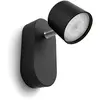 Image de Philips Star Spot 1 flg. noir 500lm