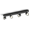 Image de Philips Star Spot 4 flg. noir 2000lm