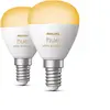 Image de Philips Hue White Ambiance Sphérique - Ampoule Connectée E14 - (pack De 2)