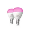 Image de Philips Hue white & Color ambiance Sphérique - Ampoule Connectée E14 - (pack De 2)