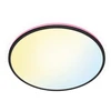 Image de Philips Wiz Tunable white 8719514554290 Rune, plafonnier LED D400 mm, 21 W/2100 lm, 2700-6500 K, noir