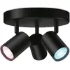 Image de Philips Wiz Colors 8719514554535 IMAGEO 3xGU10 3x5W/345lm 2200-6500K+RGB noir