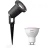 Image de Philips Spot Lumineux Puled Noir + Une Ampoule Gu10 À Couleur Variable