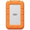 Image de LaCie STND4000400 lecteur à circuits intégrés externe Technologie Thunderbolt 4 To USB Type-C USB4 Gen 3x2 Orange, Acier inoxydable - Neuf