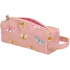 Image de ALLC Trousse à crayons colorée pour enfants avec grande attache (Papillons roses)