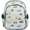 Image de A Little Lovely Company A Little Lovely Company - Rucksack / Kinderrucksack mit isolierter Fronttasche : Fahrzeuge, Autos