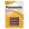 Image de Piles Alcalines Super Aaa Panasonic (lot De 4)