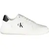 Image de Chaussures de sport blanches pour homme, à lacets, avec des détails contrastés