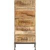 Image de vidaXL Commode 45x35x106 cm bois massif mangue