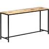 Image de Table Console 140 X 35 X 76 Cm Bois De Manguier Massif Brut Vidaxl