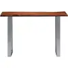 Image de Table Console 115x35x76 Cm Bois D'Acacia Massif Et Fer Vidaxl