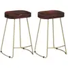Image de Vidaxl Gavin Bar Stools 2 Pcs Solid Mango Wood