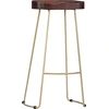 Image de vidaXL Tabouret de bar Gavin 2 pcs. Bois massif de manguier
