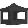 Image de Vidaxl - Tente De Réception Pliable À Parois Aluminium 3 X 3m Anthracite