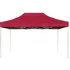 Image de vidaXL Tente de réception professionnelle pliable aluminium 4,5x3 m rouge vin