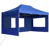 Image de vidaXL Tente de réception professionnelle Pliable avec parois Aluminium 4,5x3 m Bleu