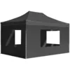 Image de Vidaxl - Tente De Réception Pliable À Parois Aluminium 4,5x3m Anthracite