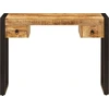 Image de vidaXL Bureau avec 2 tiroirs 110 x 50 x 77 cm Bois de manguier massif