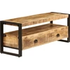 Image de vidaXL Armoire TV 120x35x45 cm en bois massif de manguier