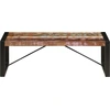 Image de vidaXL Table basse 120x60x40 cm Vieux bois massif