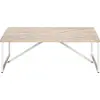 Image de vidaXL Table basse 110x110x36 cm bois massif mangue