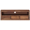 Image de vidaXL Armoire TV 120x30x40 cm en bois massif d'acacia