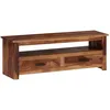 Image de Meuble Tv 118x30x40 Cm Bois Massif Vidaxl