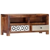 Image de vidaXL Armoire TV 90x30x40 cm en bois massif d'acacia