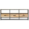 Image de vidaXL Armoire TV 120x30x45 cm en bois massif de manguier