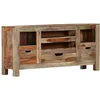 Image de Buffet Gris 100x30x50 Cm Bois Massif Vidaxl