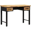 Image de Vidaxl - Table D'Écriture 110x50x76 Cm Bois De Manguier Massif