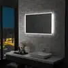 Image de Vidaxl - Miroir Mural À Led Pour Salle De Bains 100x60 Cm