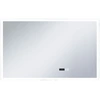 Image de vidaXL Miroir de salle de bain LED avec capteur tactile et affichage de l'heure 100x60 cm