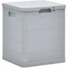 Image de Boîte De Rangement De Jardin 90 L Gris Clair Vidaxl