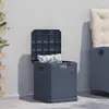Image de vidaXL Boîte de rangement de jardin 90 L Anthracite