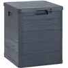Image de Boîte De Rangement De Jardin 90 L Anthracite Vidaxl