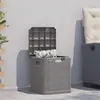 Image de vidaXL Boîte de rangement de jardin 90 L brun
