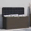 Image de vidaXL Boîte de rangement de jardin 280 L brun