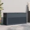Image de vidaXL Boîte de rangement de jardin 320 L Anthracite